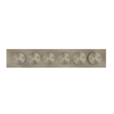 Gessi Origini mitigeur thermostatique de douche avec 4 fonctions et boutons marche-arrêt 66226 + 63015